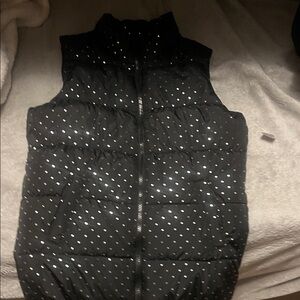 Old Navy Black Polka Dot Kids Vest